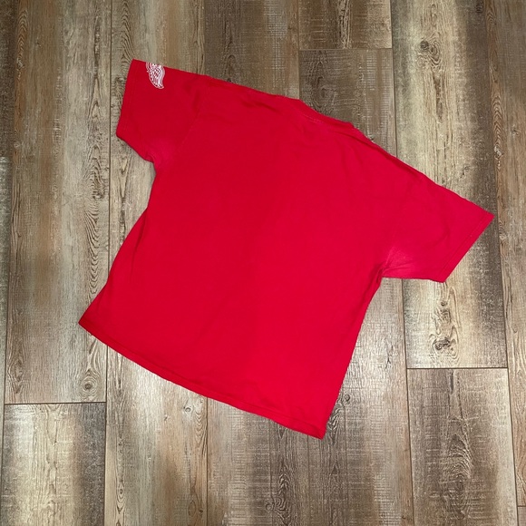 Vintage 90s Detroit Red Wings Lee Total Cotton T-shirt - Picture 2 of 5